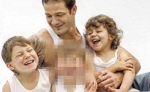 Victims of the fatal crash at Dyraaba on Tuesday. In this picture posted on Facebook are Shaun Zagar, Kaleb, 6 and Zara, 5. The child in the centre was not in the crash and accordingly has been pixelated out of the picture. Victims of the fatal crash at Dyraaba on Tuesday. In this picture posted on Facebook are Shaun Zagar, Kaleb, 6 and Zara, 5. The child in the centre was not in the crash and accordingly has been pixelated out of the picture.